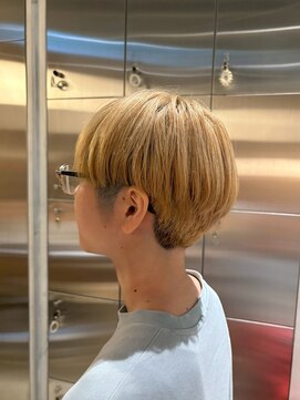 オーガニック リブ 川越(organic+live) メンズカットブリーチ×韓国風