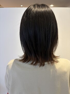 アズールサン 草加西口店(azule-sun) 裾カラー,ベージュ,ベージュ系カラー,レイヤースタイル【草加】