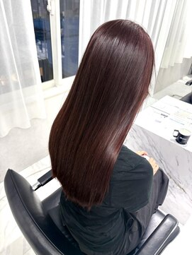 スウィープ(sweep) ブリーチなしでワインレッド