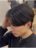 曲がる縮毛矯正で作るニュアンスセンターパート