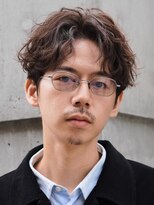 フィフスパーク(fifth PARK) 渋谷シャドウパーママッシュメンズパーマウルフセンターパート