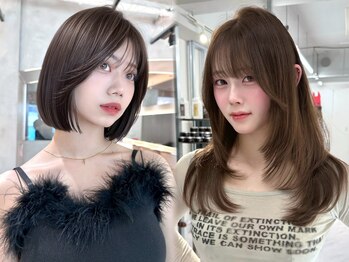 ヴィヴィー 福岡天神店(VIVIE)の写真/［当日限定1500円off カット+カラー＋トリートメント￥9,900→￥8,400］髪質改善カラーで艶やかな透明感を♪