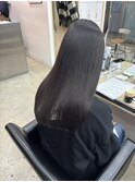 乾かすだけでまとまり◎縮毛矯正で叶う艶ロングストレート上野