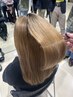毛髪洗浄+髪質改善ストレート