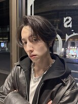 メンズココ メンズパーマ 韓国ヘア 日本橋店(MENS COCO) 韓国風ニュアンスセンターパートネオウルフ