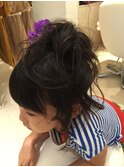 《R＋》キッズ☆ヘアアレンジ☆発表会☆お呼ばれ☆七五三☆