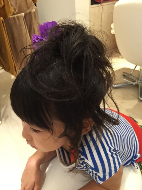 《R＋》キッズ☆ヘアアレンジ☆発表会☆お呼ばれ☆七五三☆