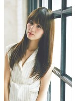 ミンクス 銀座店(MINX)&nbsp;【MINX菅野】シアーな質感、時短プラチナストレート