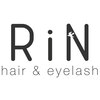 ヘアー アンド アイラッシュ リン(hair&eyelash RiN)のお店ロゴ