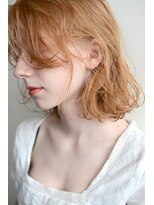 ミラバイグリーン(Mira by green)&nbsp;Sheer　ｏｒａｎｇｅ　ｂｅｉｇｅ　【大人ボブ】＃2