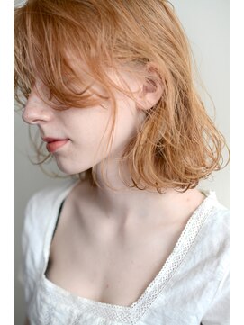 ミラバイグリーン(Mira by green) Sheer　ｏｒａｎｇｅ　ｂｅｉｇｅ　【大人ボブ】＃2