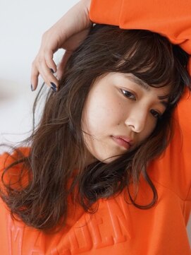 パール(PearL) 《PearL》今っぽ大人セミロングパーマ短めバング