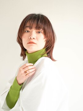 ジュール サウス 新宿南口(Joule South) 顔型別ヘアスタイル特集/マロンベージュ/Aラインボブ/新宿