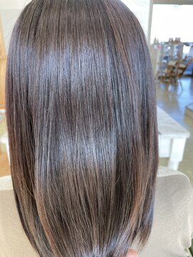 レオ 幸手(Leo) 髪質改善トリートメント★ハイライトグレージュ白髪染め