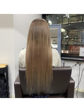プルエクステのお店ネクスト(NEXT) #エクステ #ベージュ #ハニーベージュ #ハイトーン #ロング