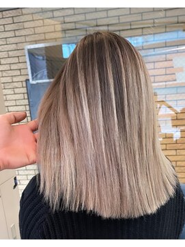 ラフ(LAFF) #黒髪#ボブルフ#ネビージュ#小顔#ワンレン