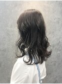 【所渉】グレージュカラー/ゆるふわカール/韓国風オルチャンヘア