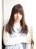 ★柔らかベージュ★甘辛ロングレイヤー★