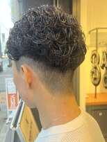 フリーク バーバーショップ 都島店(FREAK BARBER SHOP)&nbsp;オールバックパーマ