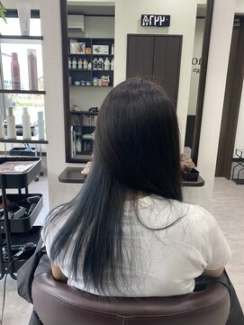 シェノン(Chainon) インナーカラー、ネイビー