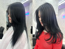 【スタイリングが苦手な方】ストレートや簡単にできるワンカールでも可愛いレイヤーカット【横浜/横浜駅】