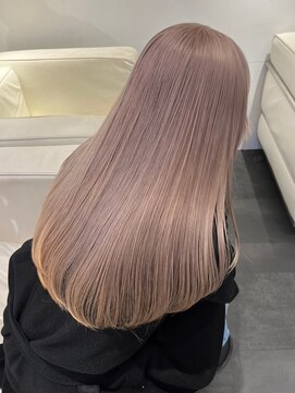 ベレーザ 渋谷(BELEZA) 7035シルキーベージュハイライトグラデーションハイトーンカラー