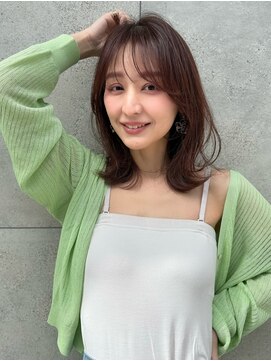 ロンド アンブル 四条烏丸(Lond ambre) シアーカラー/セミディ/レイヤー/韓国/前髪