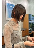 ニール シトロン 名古屋 伏見 丸の内(NEELU citron)&nbsp;【Neelu_rie】グレージュボブ