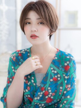 モッズヘア 上尾西口店(mod's hair) センターパートプレミアムケアカラー大人ボブc5上尾20代30代40代