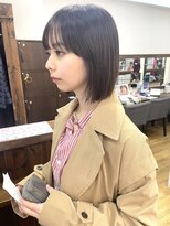 ジャストビューティー リアリー(just beauty Really)&nbsp;切りっぱなしボブ×グレージュ 【横須賀中央 Really】