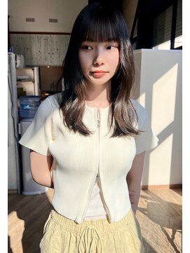 チル(Chill) chill/ロング×透明感暗髪カラー