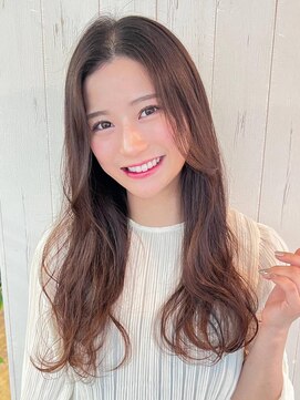 アグ ヘアー ドレス 喜久田店(Agu hair dress) 《Agu hair》ゆる巻ミルクベージュ×numberA.ヘアバター