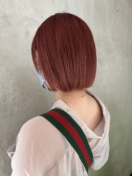 サラジュ 川西店(SARAJU) ピンクブラウン/ボブカット