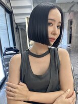 サイン 渋谷(SIGN) ボブレイヤーカットグレージュブリーチ無し