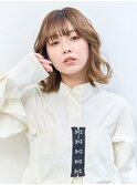 ミルクティーウェーブボブ