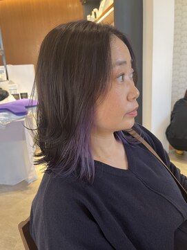 サラビューティーサイト 志免店(SARA Beauty Sight) 【琉希也style】インナーカラー／ラベンダー