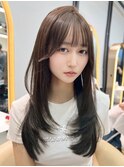 レイヤーカット/韓国ヘア/髪質改善/顔周りカット/前髪カット