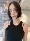 くびれヘア/アプリコットオレンジ/夏のヘアアレンジ/銀座