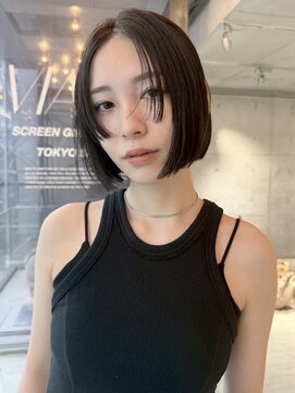 スクリーンギンザメゾン 銀座(SCREEN GINZA MAISON.) 黒髪カタログ/クラゲヘアー/オリーブグレー/銀座