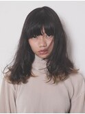 ○femme 二条○ゆるいパーマに毛先のみブリーチ