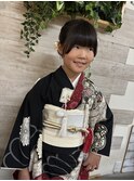 七五三着付けとヘアアレンジ/立川/TOKIO/浴衣着付け/立川/立川