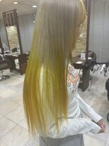 ファブ 千葉店(FaB)&nbsp;ホワイトベージュ×イエロー