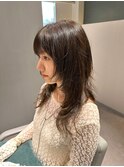 ハッシュカット/レイヤーカット/ロングレイヤー/くびれヘア