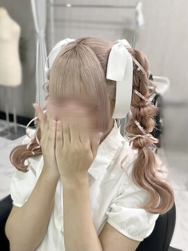 ヘアーメイクサロンアール(hair make salon R) 編みおろしツイン