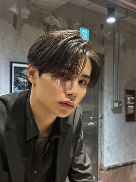 メンズココ メンズパーマ 韓国ヘア 日本橋店(MENS COCO) ニュアンスパーマメンズセンターパート