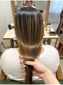 髪質改善ストレート！