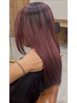 ノーム 横浜(NORM) ピンクバレイヤージュ　ケアブリーチ　トリートメント