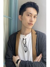 フッズ(HOODS) メンズショート ブルーブラック アップバングメンズ