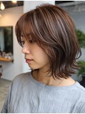 白髪を隠す大人ハイライト