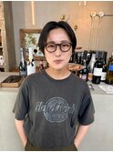 【ステップボーンカット】ハンサムショート
